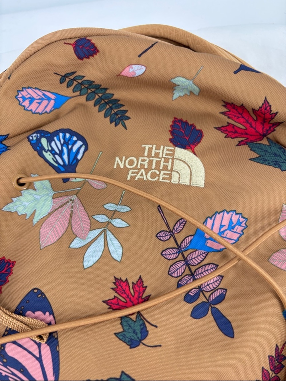 The North Face Jester almond butter Floral & Butterfly Jester flexvent Backpack - Picture 2 of 16